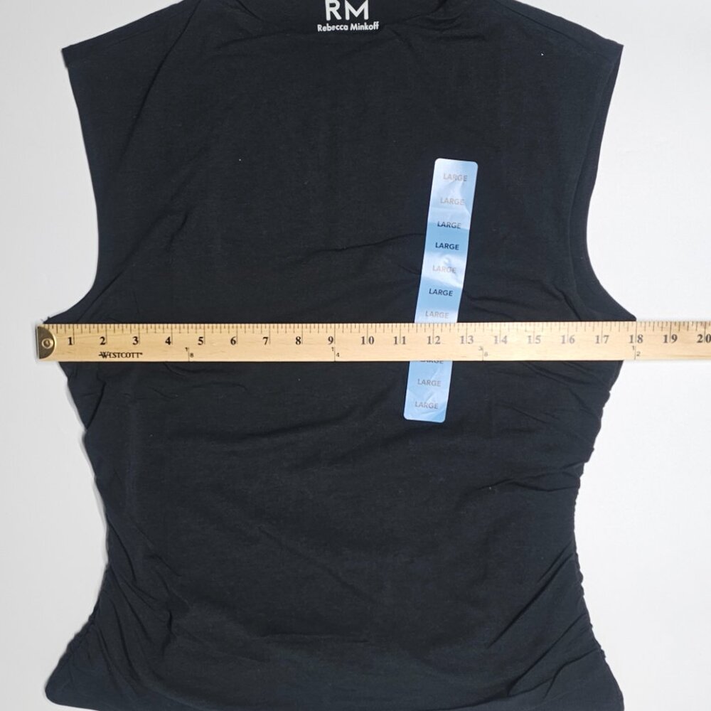 RM Rebecca Minkoff Women's Mock Neck Tank Top - Picture 5 of 6